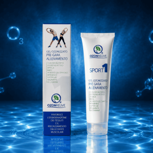 Gel Sport 1 Pre Gara e Allenamento Ozonrelive, tubo e confezione.